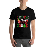 Christmas in July Squad Funny Merry Xmas Men Women Kids  Polyester Blend T-Shirt