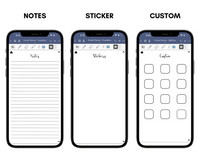 Digital Phone Planner Black