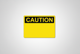 OSHA Caution Sign - Custom