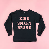 Kind Smart Brave - Varsity - Child Long Sleeve Tee