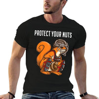 Funny Squirrel Lover Baseball Catcher Gift Boys Girls Animal  Durable T-Shirt