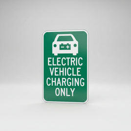 Electric Vehicle Charging Only Sign