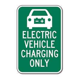 Electric Vehicle Charging Only Sign - 12x18