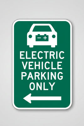 Electric Vehicle Parking Only Sign
