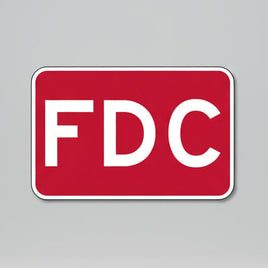 Fire Department Connection (FDC) Sign