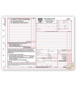 Repair Orders - Florida State
Size: 11 x 8 1/2"