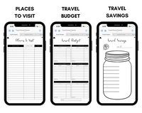 Digital Travel Phone Planner Black