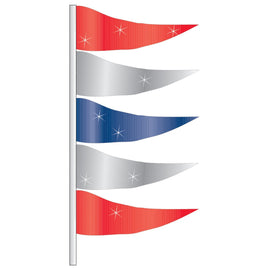 Metallic Antenna Totem Pennant Kit (4" x 12")