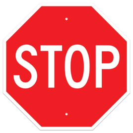 STOP SIGNS 24"X24"  Aluminum Composite Economical