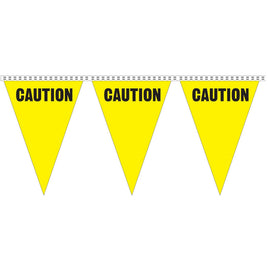 100' Safety Slogan Pennant (Caution)