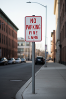 No Parking Fire Lane  Sign - 12x18