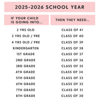 Class of (Choose Your Year) - Child Long Sleeve Tee
