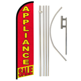 Appliance Sale Windless Banner Flag & Pole Kit