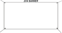 2ftx4ft Custom Banner