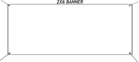 2ftx6ft Custom Size Banners