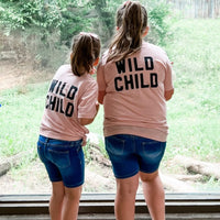 Wild Child - Block Font -  Child Tee