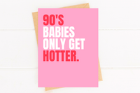 Funny Millennial Birthday Card for 90s Babies 30th Birthday