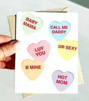 Hot Mom Funny Valentines Day Card for Parents Valentine for Girlfriend Card f
