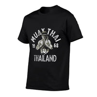 Muay Thai Thailand Vintage Tiger Fighter Training Gift  Classic T-Shirt