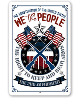 2nd Amendment - Metal Sign