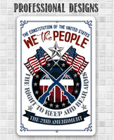2nd Amendment - Metal Sign