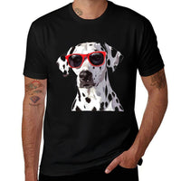 Ödalmatiandog Dalmatian Dog Sunglasses, Small, Black  Versatile T-Shirt