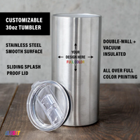 Custom 30oz Thick Tumbler