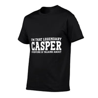 Casper Surname Funny Team Family Last Name Casper  Moisture-wicking T-Shirt