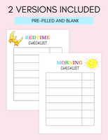 Children's Daily Checklist
