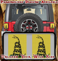 Don't tread on me taillight cover decal 69