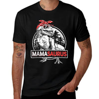 Mamasaurus T Rex Dinosaur Funny Mama Saurus Mothers Family  Stretchy T-Shirt