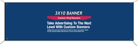 3ftx10ft Custom Size Banners