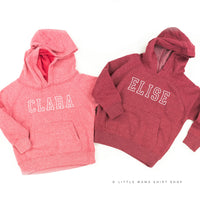 CUSTOM EMBROIDERED OUTLINE NAME - CHILD HOODIE