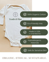 Mama's Coffee Date Organic Bodysuit Long Sleeve