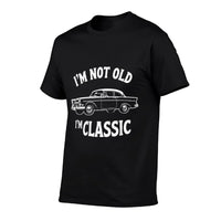 Im Not Old Im Classic Funny Car Graphic - Mens  Womens  Wrinkle-resistant T-Shirt