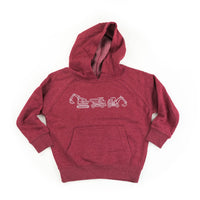 3 IN A ROW - CONSTRUCTION TRUCKS - CHILD HOODIE