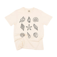 3x3 Seashells - Comfort Colors Tee