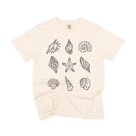 3x3 Seashells - Comfort Colors Tee