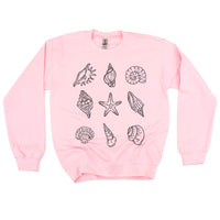 3x3 Seashells - BASIC Fleece