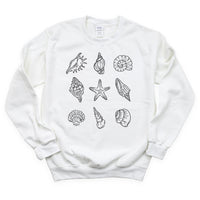 3x3 Seashells - BASIC Fleece
