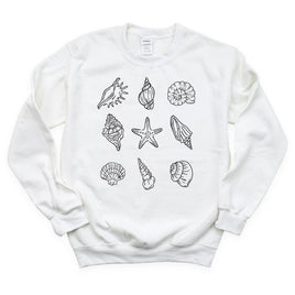 3x3 Seashells - BASIC Fleece