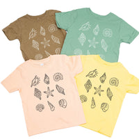 3x3 Seashells - Child Tee