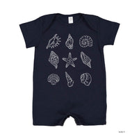 3x3 Seashells - Shorts Romper