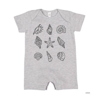3x3 Seashells - Shorts Romper