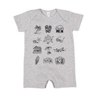 3x4 Vacay Things - Shorts Romper