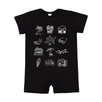 3x4 Vacay Things - Shorts Romper