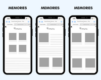 Digital Travel Phone Planner Blue