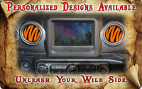Steering wheel decal Tiger strips 203