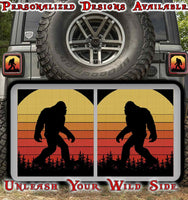 Retro Bigfoot Taillight cover decal 42
