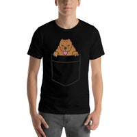 American Bully In The Pocket Cute American Bully  Fade-proof Color T-Shirt